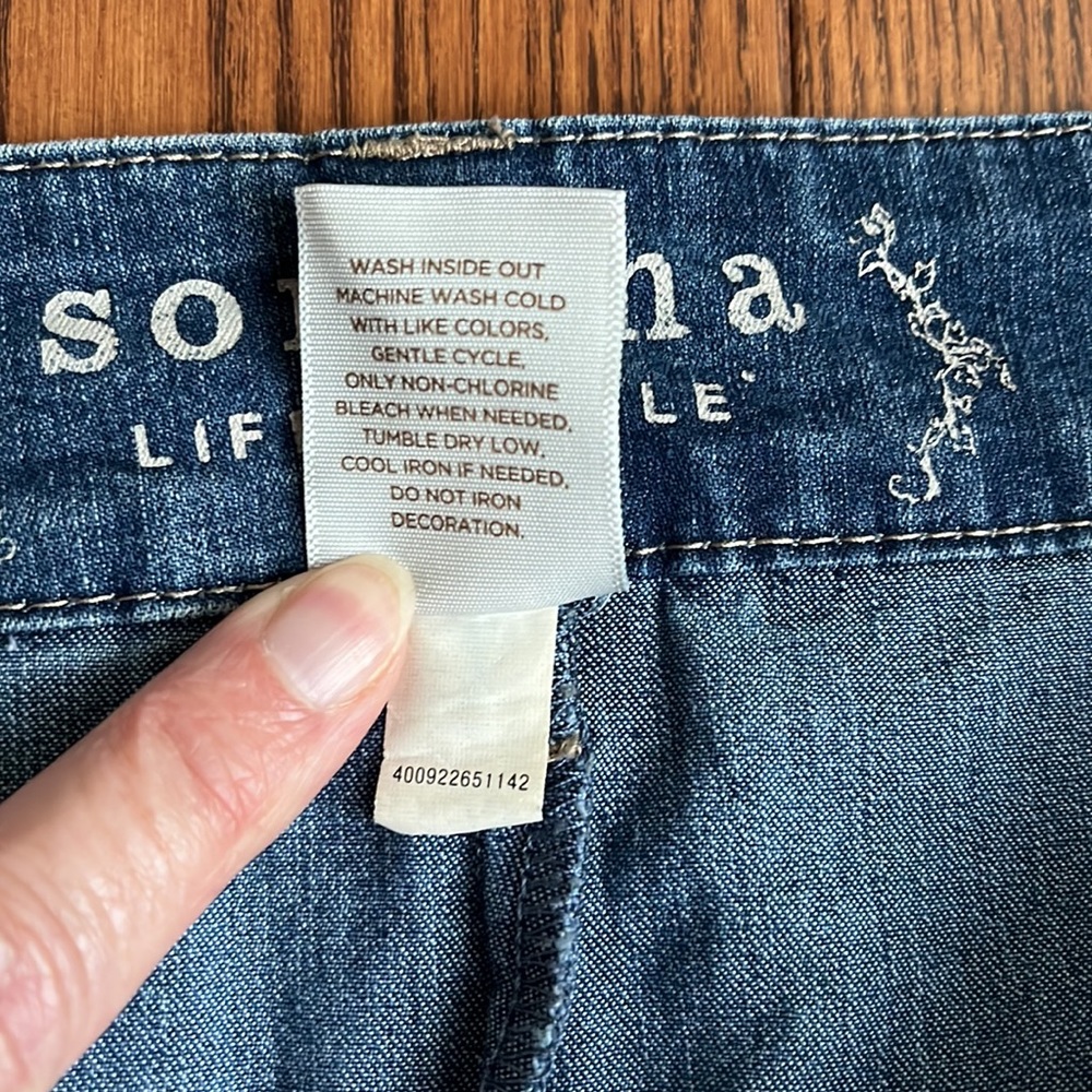 Denim Skort Size 12 - Picture 5 of 8